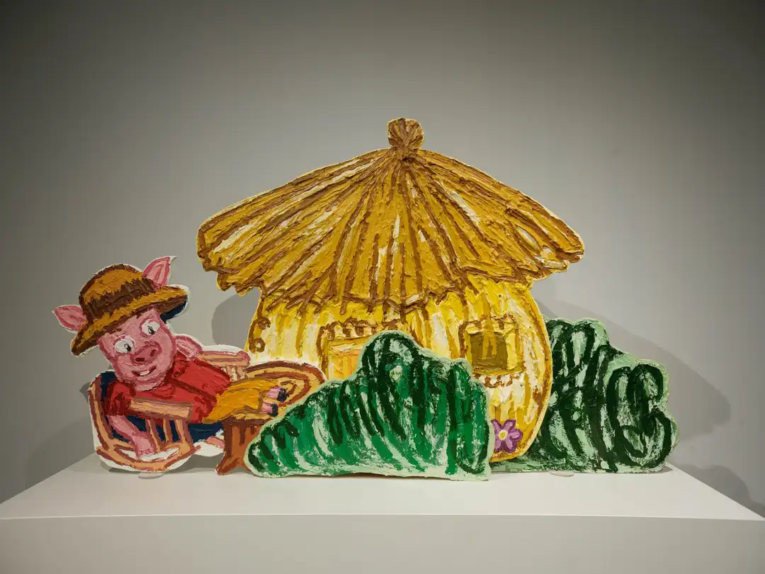 A painting from Jarasporn Chumsri SAC Gallery in Bangkok