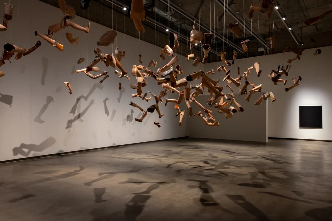 Kader Attia's artwork at the Jim Thompson Art Center