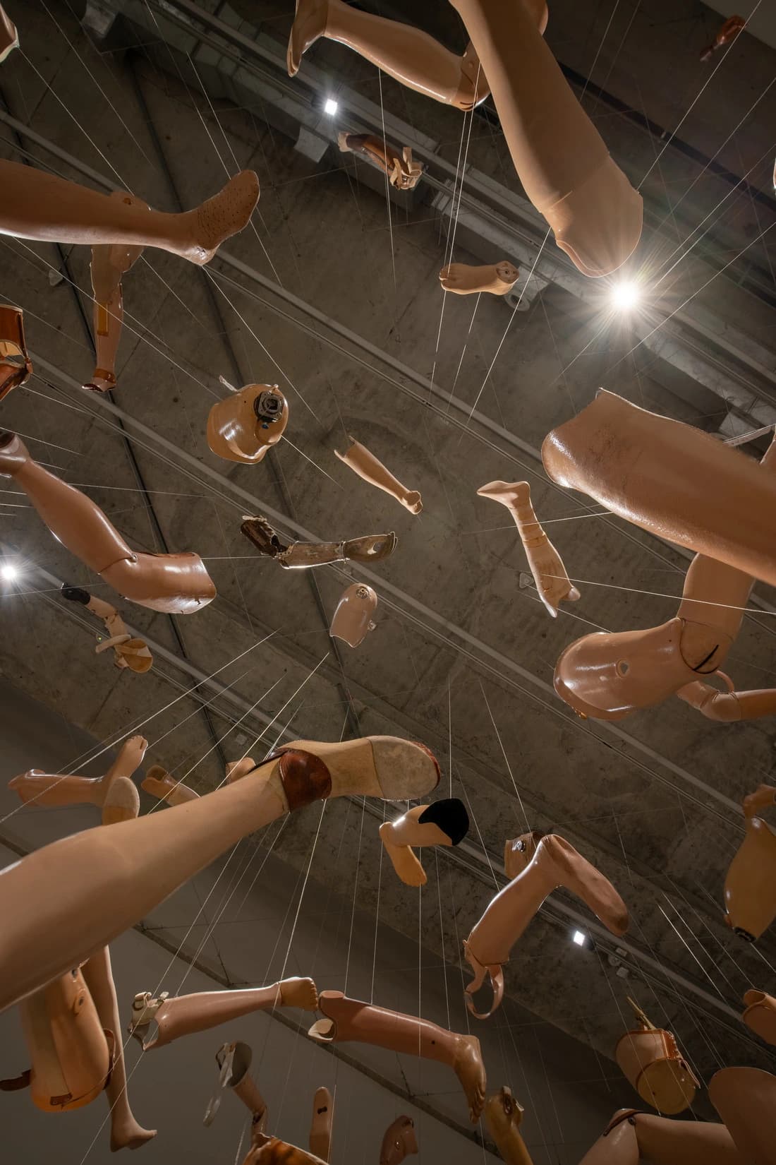 Kader Attia's artwork at the Jim Thompson Art Center