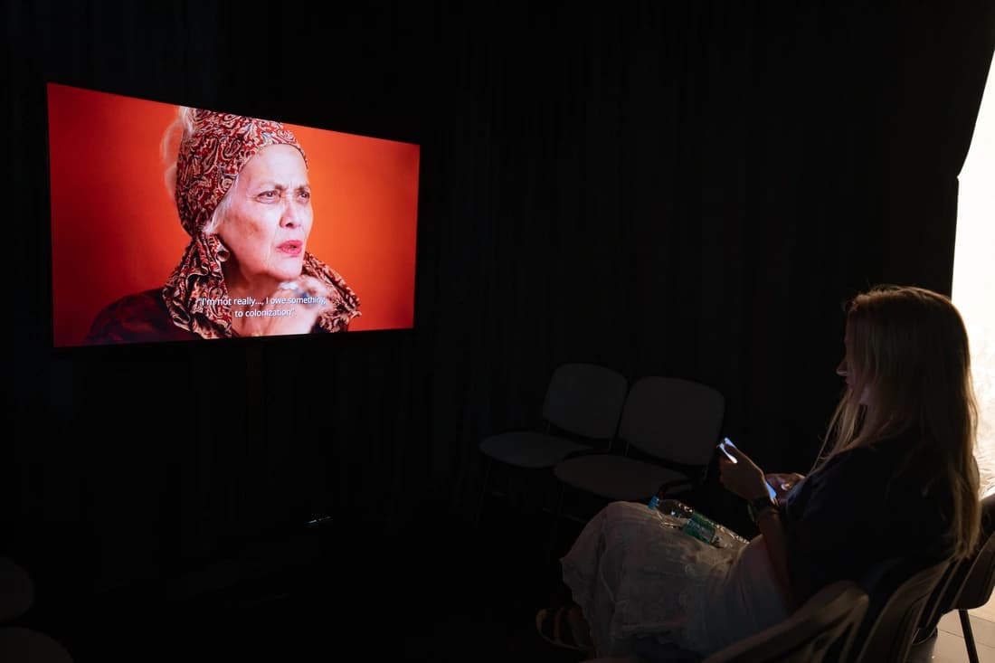 Kader Attia's artwork at the Jim Thompson Art Center