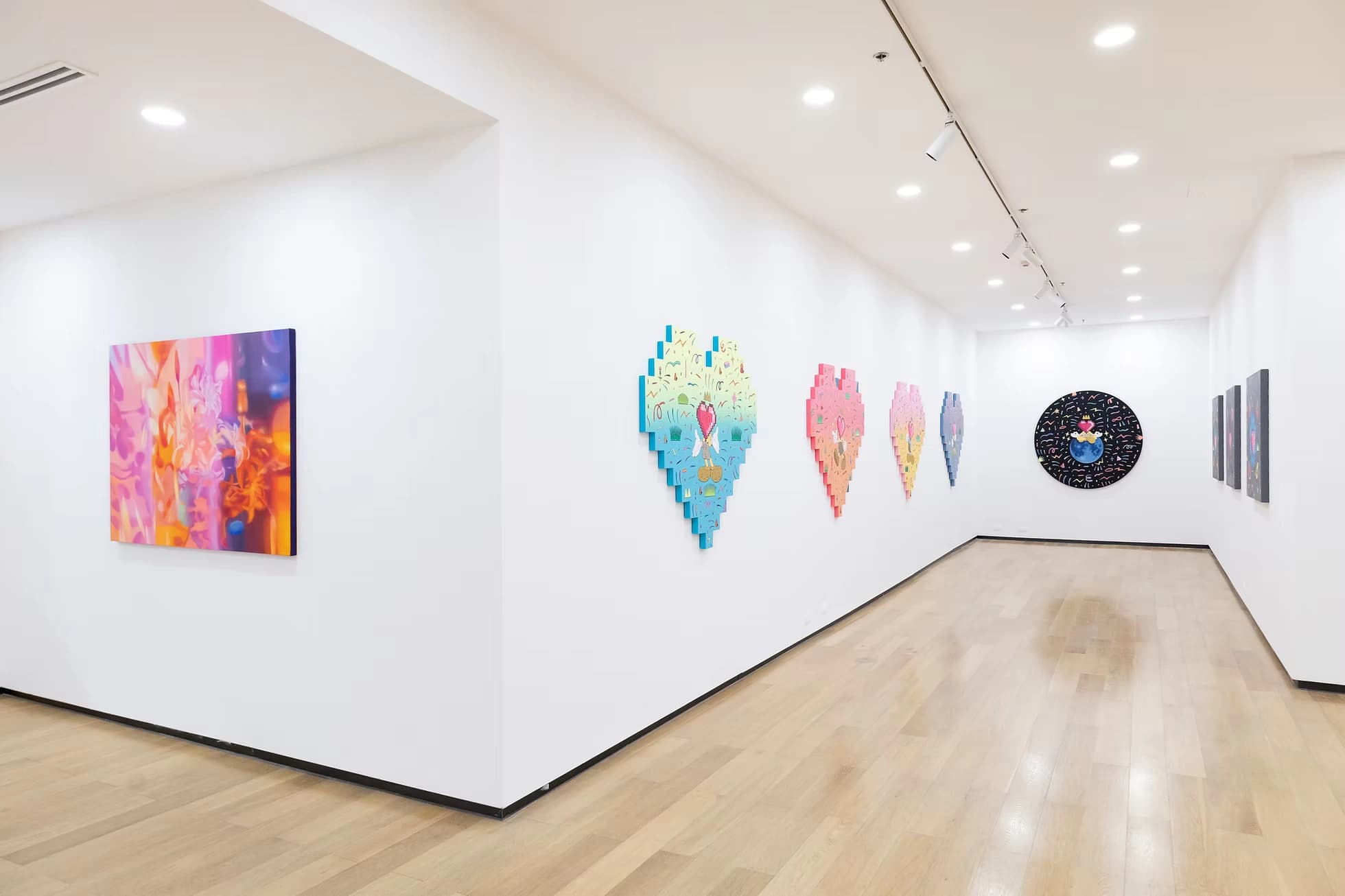 A view from Tang Contemporary art gallery exhibition