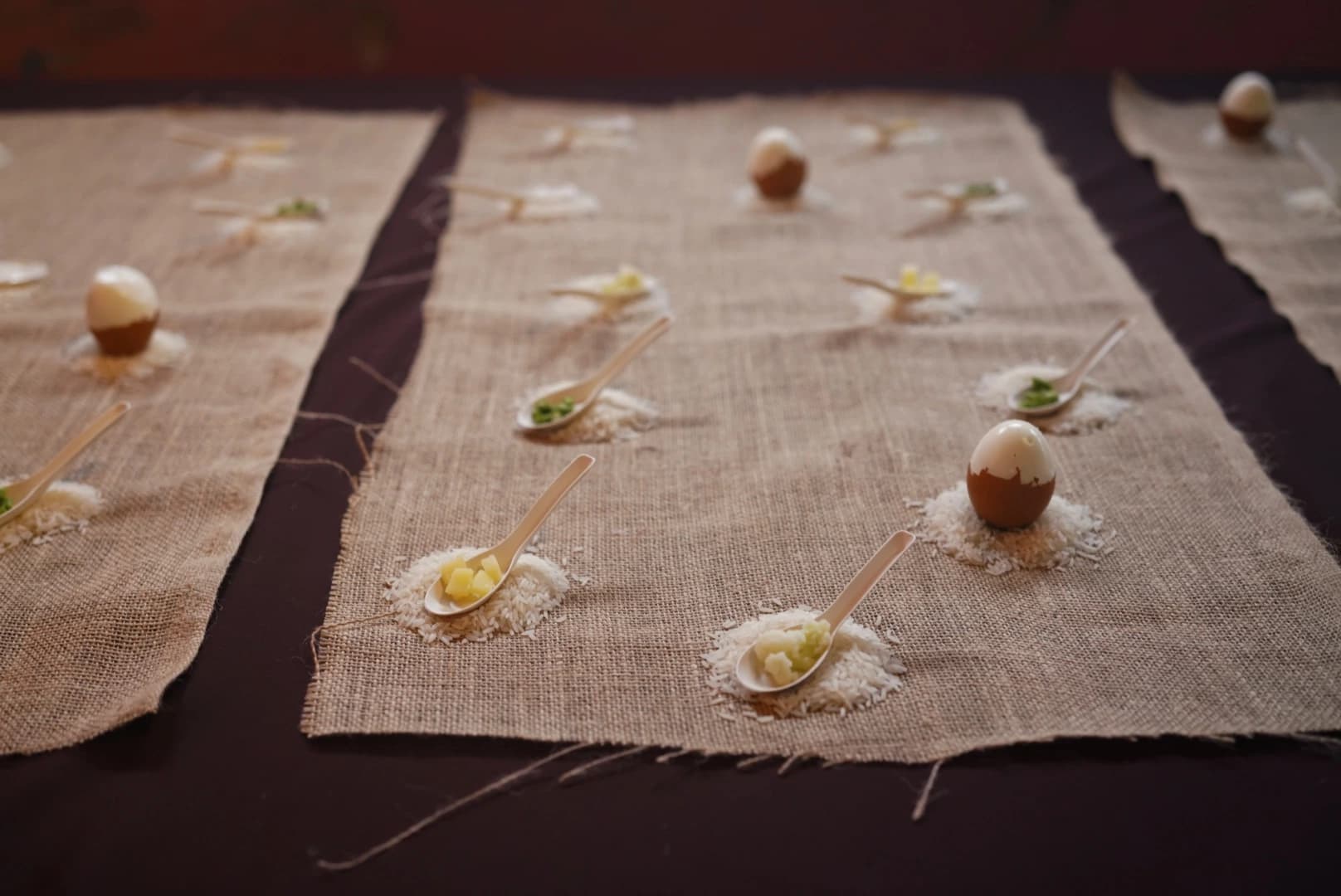 The art exhibition Clandestine Cooking at contemporary art gallery Tars Unlimited in Bangkok