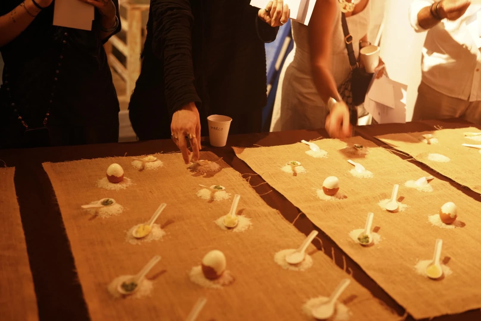 The art exhibition Clandestine Cooking at contemporary art gallery Tars Unlimited in Bangkok