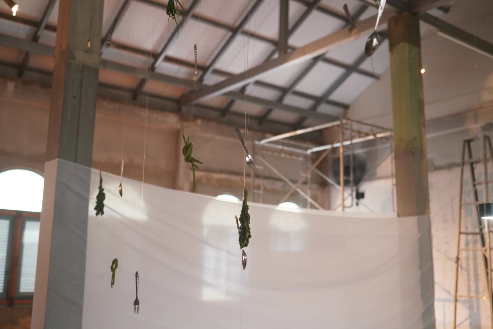 The art exhibition Clandestine Cooking at contemporary art gallery Tars Unlimited in Bangkok