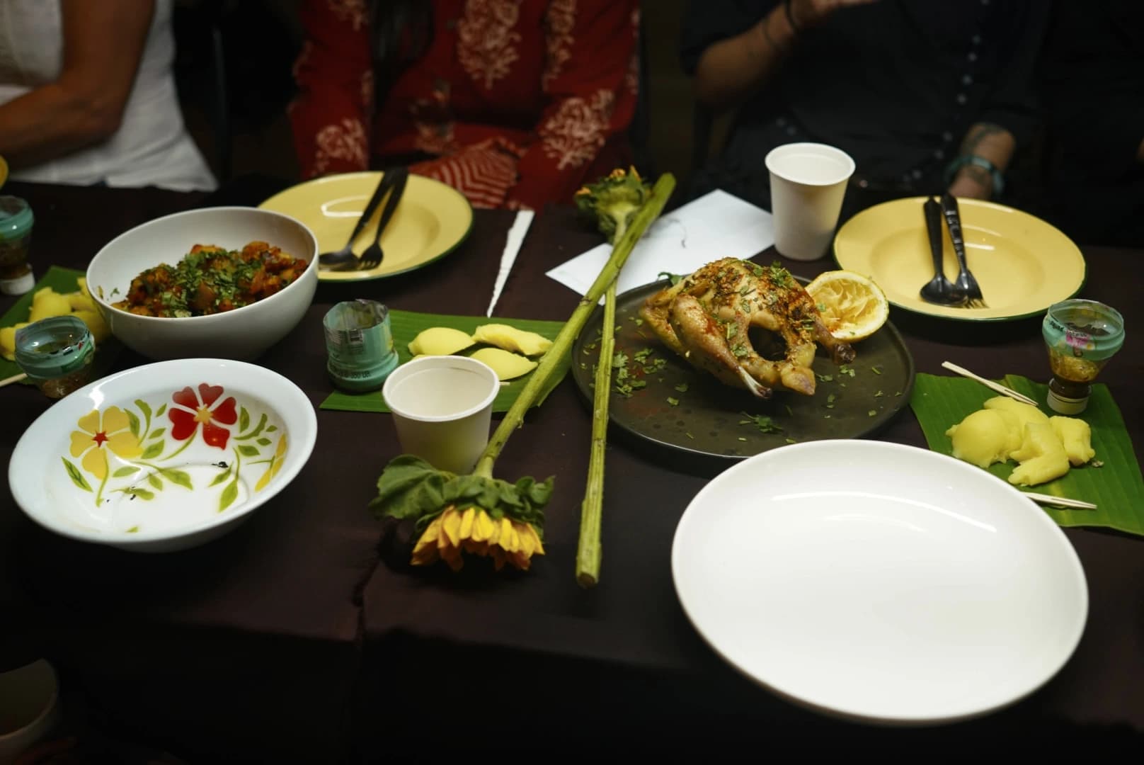 The art exhibition Clandestine Cooking at contemporary art gallery Tars Unlimited in Bangkok