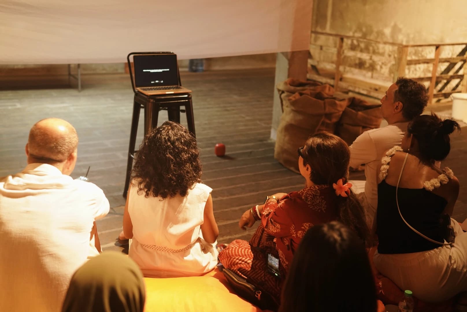 The art exhibition Clandestine Cooking at contemporary art gallery Tars Unlimited in Bangkok