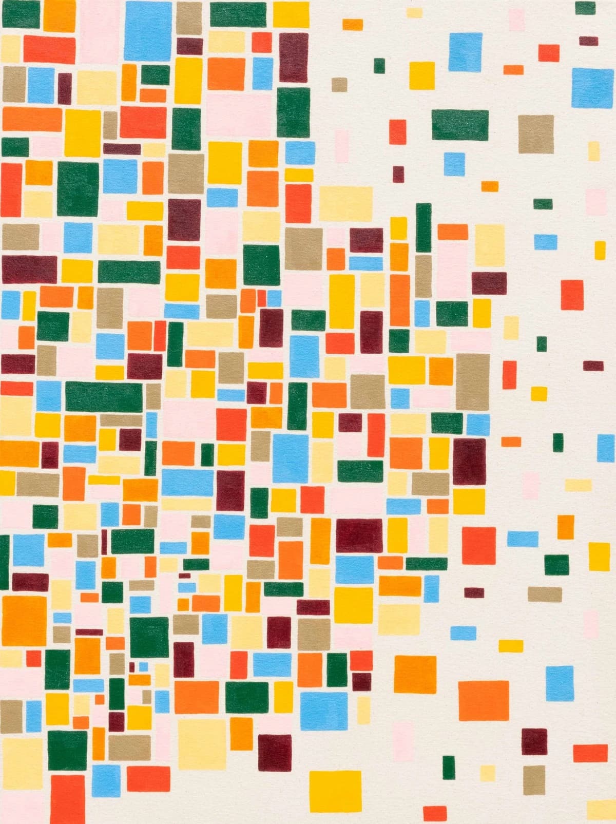 A painting from D-jai Kosiyabong, Resonant Abstractions