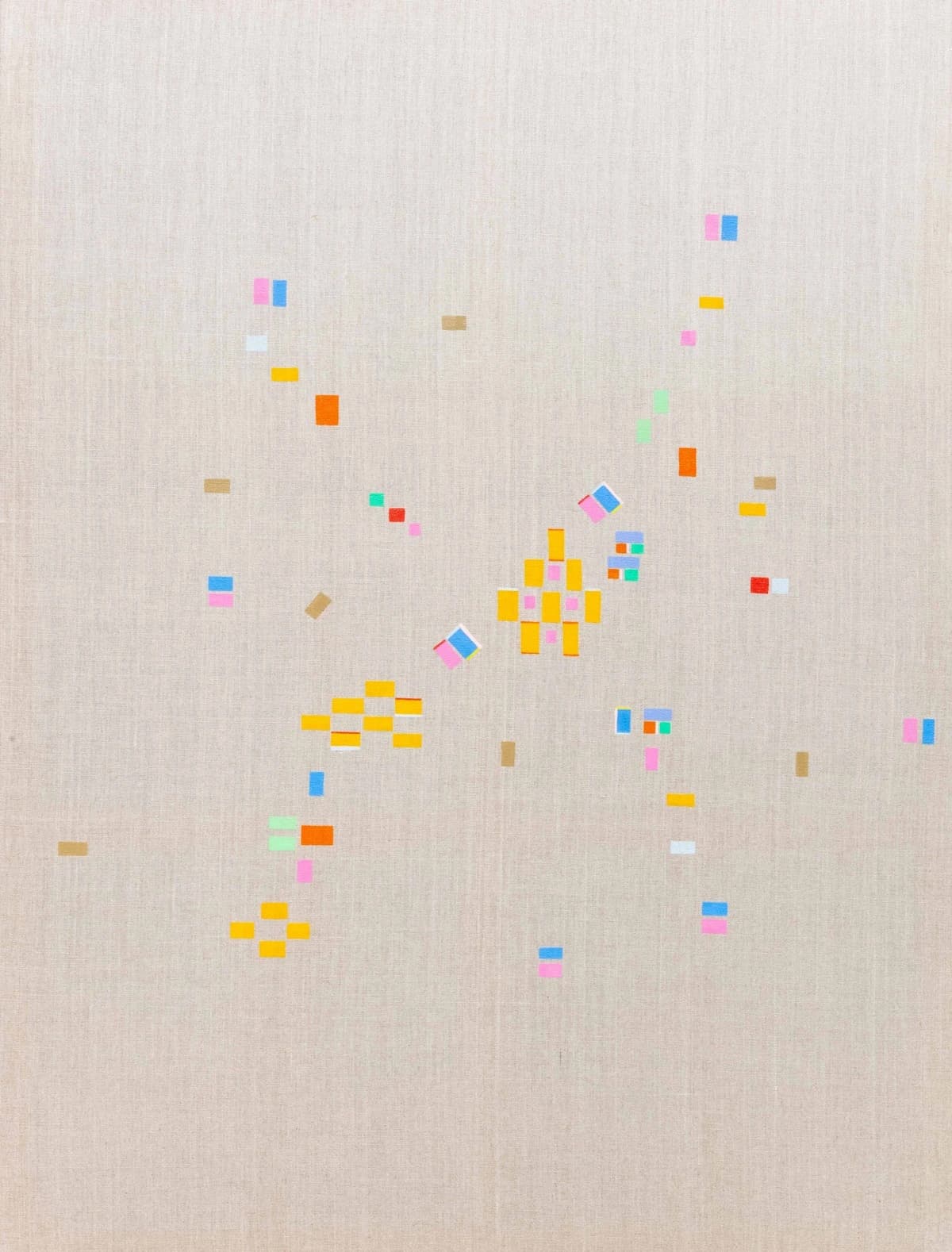 A painting from D-jai Kosiyabong, Resonant Abstractions