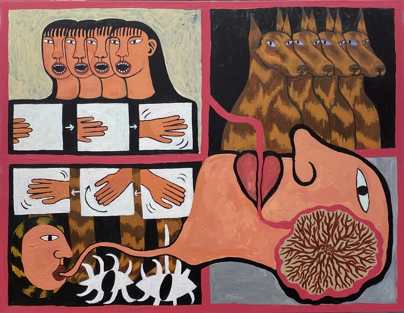 A painting by Sasitorn Amornwachiramongkol