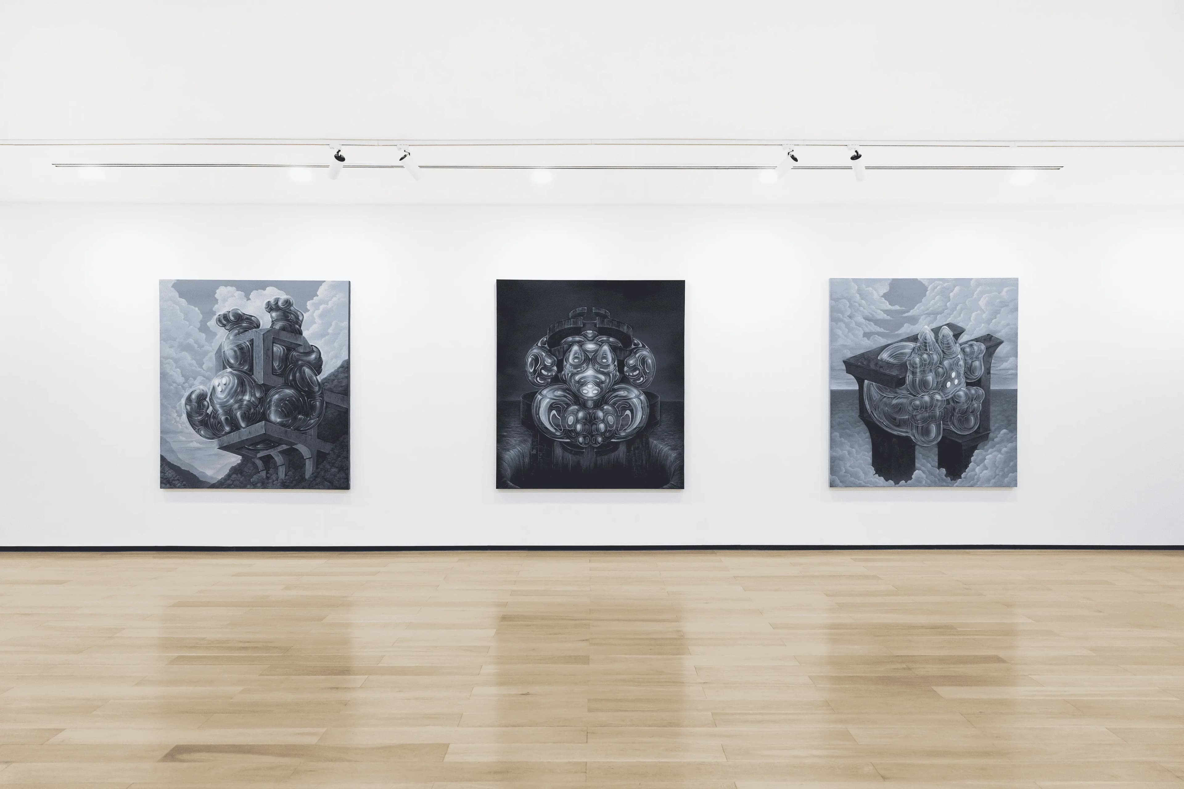 A painting by Tos Suntos featuring his alter ego Enimous