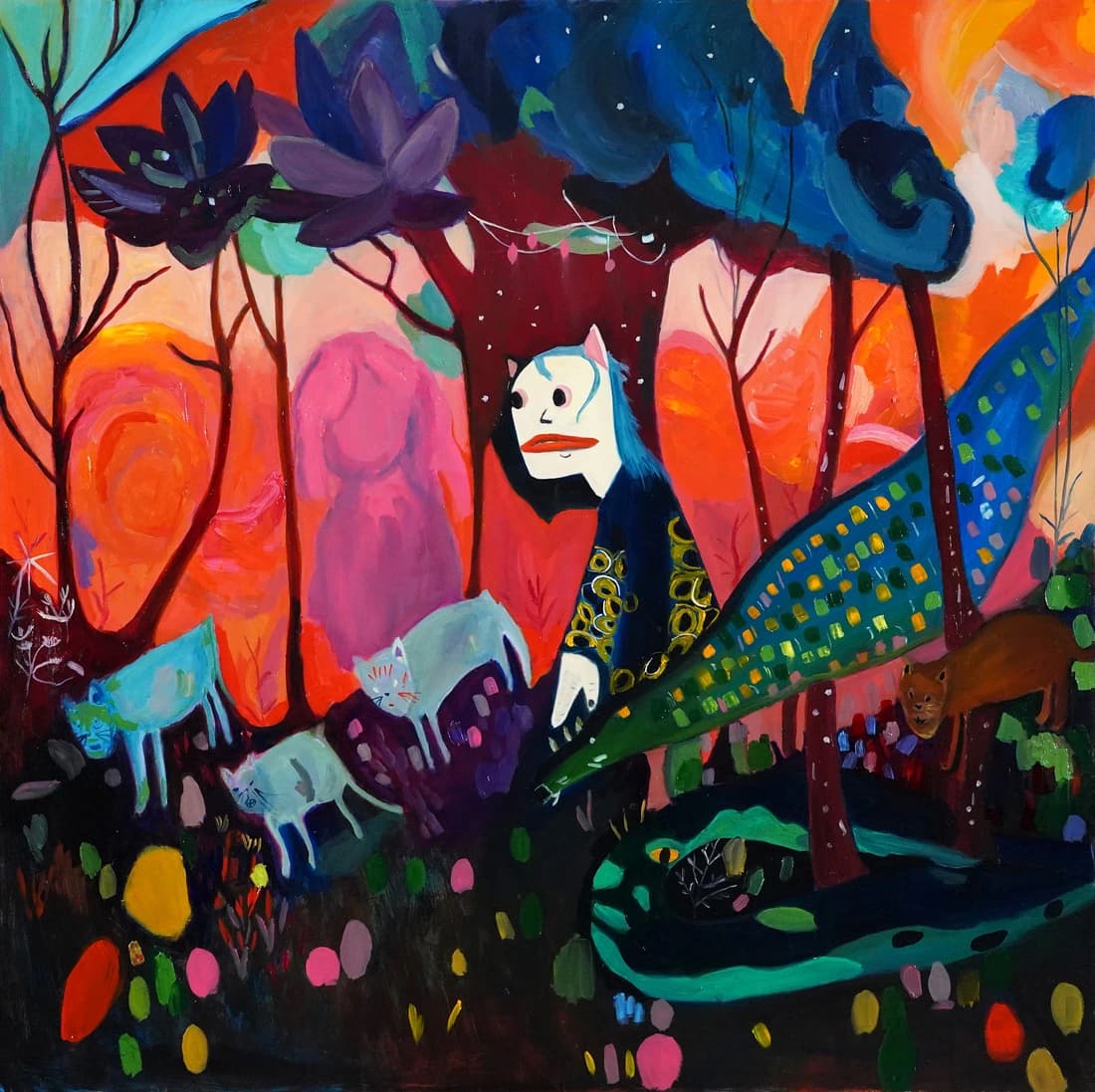 A painting from Kim Lim, Shadowplay