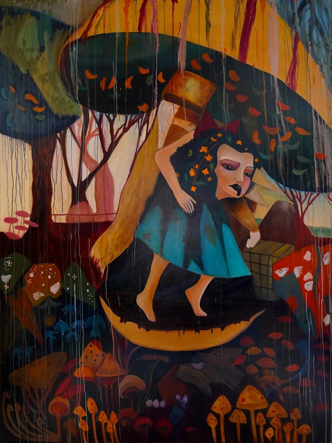 A painting from Kim Lim, Shared Might