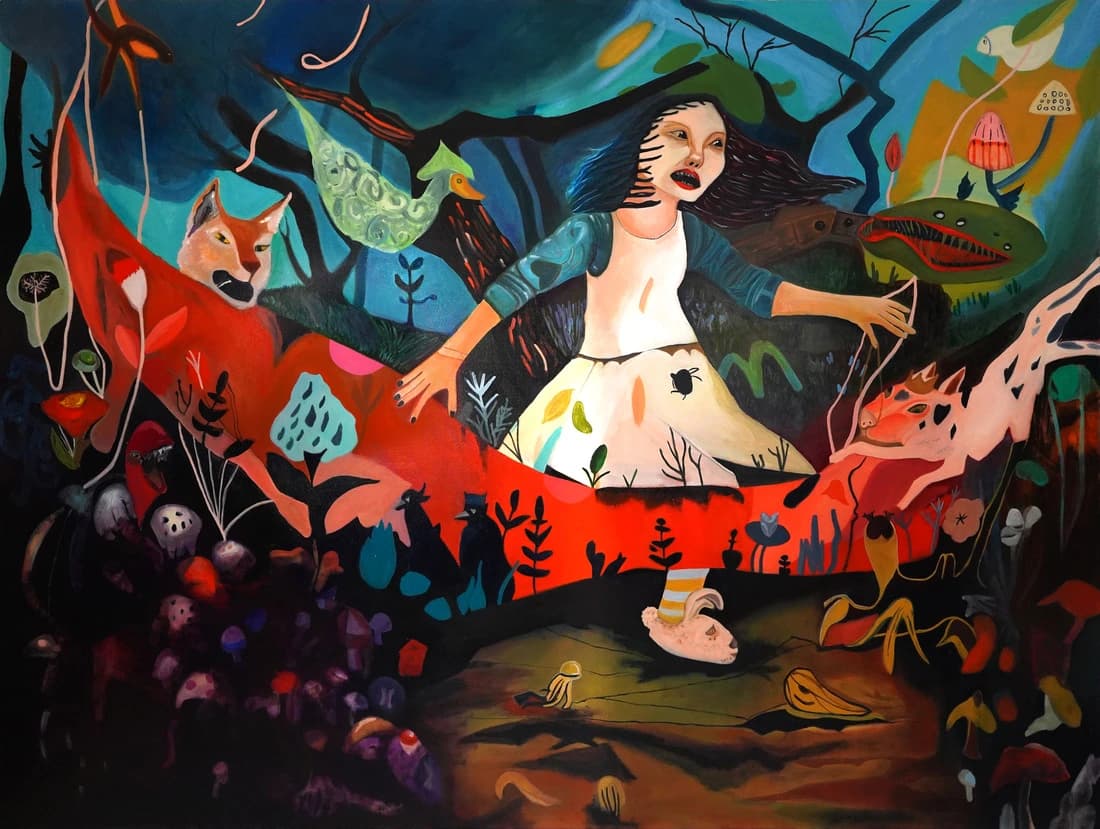 A painting from Kim Lim, Still We Raise