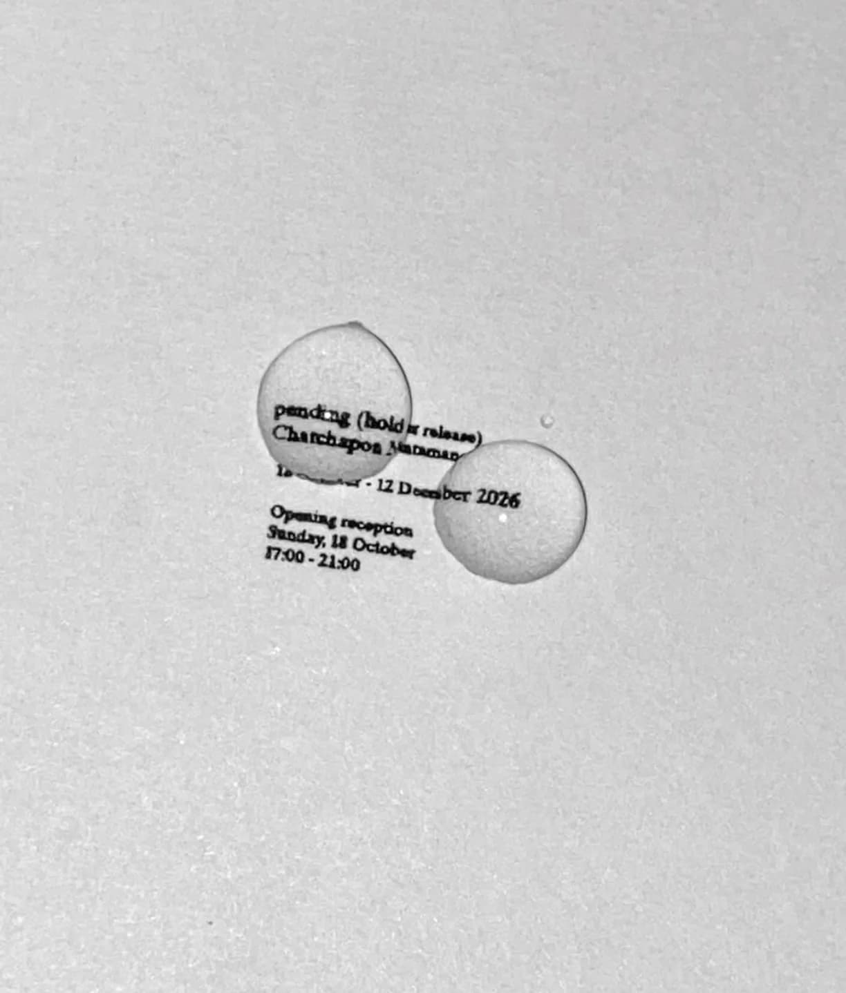 pending (hold for release) by Chatchapon Nuntamanop at Storage Bangkok
