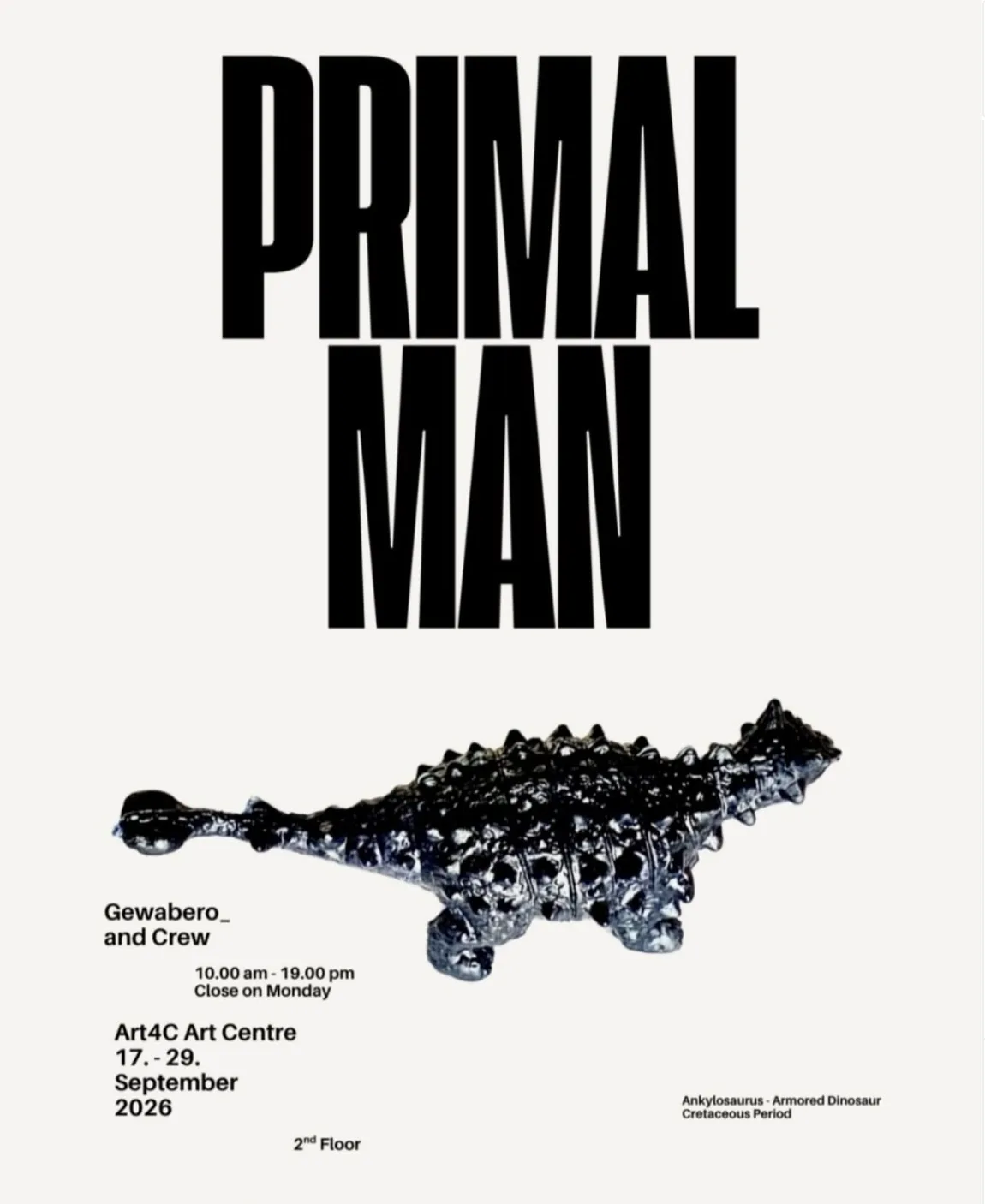 Primal Man at Art4C Art Centre