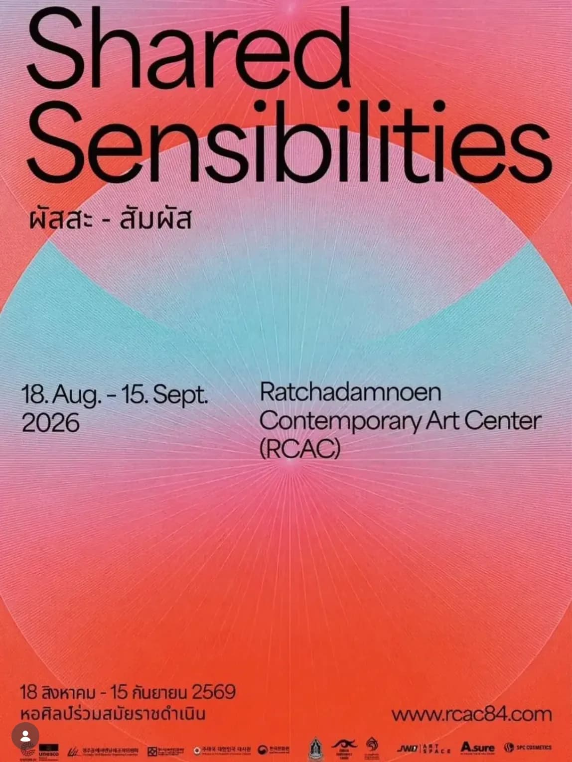 Shared Sensibilities at Ratchadamnoen Contemporary Art Center (RCAC)